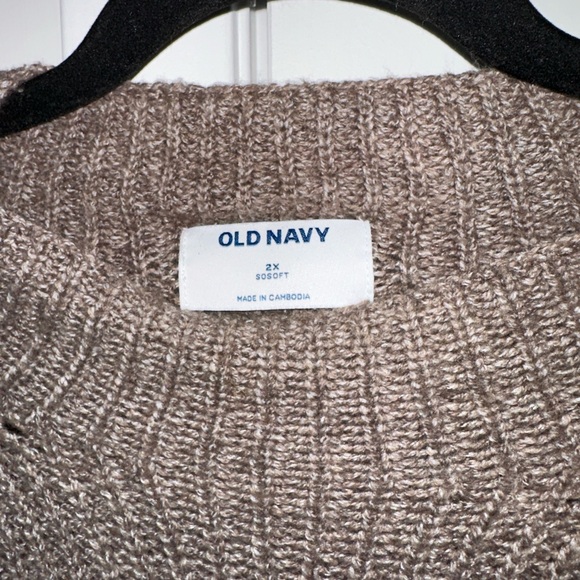 🤎 Old Navy Brown Soft Knit Sweater | Size XXL - Picture 2 of 4